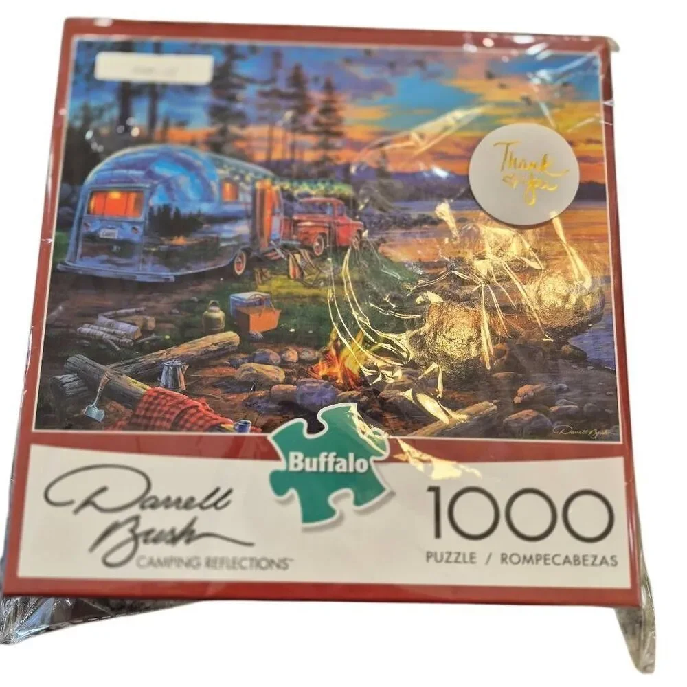 Buffalo Games - Darrell Bush - Camping Reflections - 1000 Piece Jigsaw Puzzle EU
